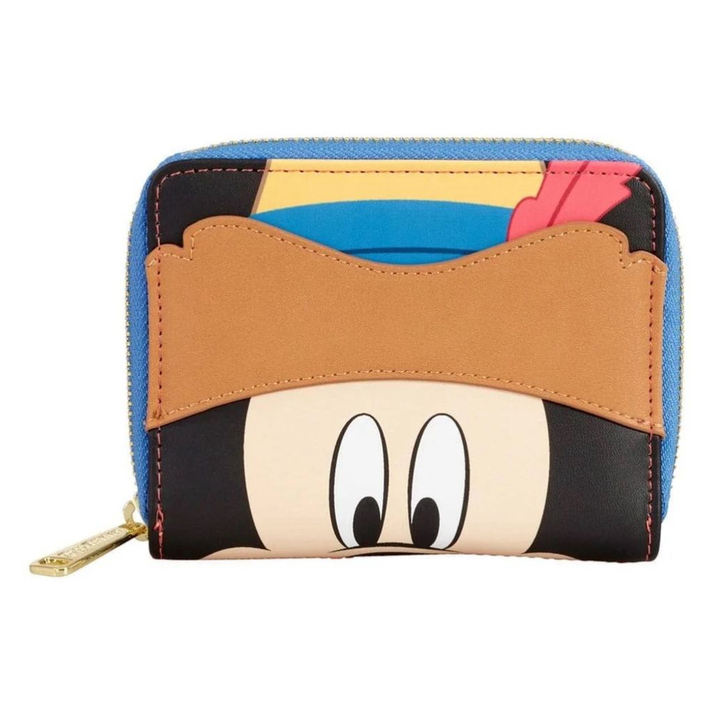BNWT Disney by Loungefly:
Mickey Mouse Musketeer Wallet with Zipper Closure